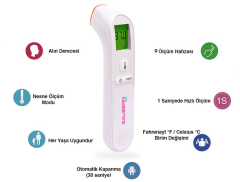 Saubern Baby BNT9602 Temassız Vücut ve  Alından Ateş Ölçer - Termometre