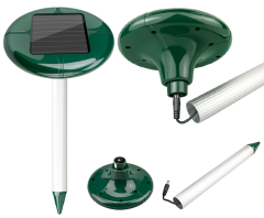 Dualpest An-A316 Güneş Enerjili Köstebek Kovucu -Yılan Akrep Fare Kovucu