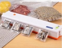 Küchen Pratic Tırtıklı Vakum Poşeti 100 Adet Desenli Vakum Naylonu 18X23