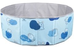 Baby Marine Katlanabilir Top Havuzu - Oyun Halısı + 150 Adet 4 Renk Top Hediye