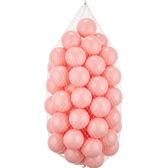 Babyplay Oyun Havuzu Topu 6 Cm 66'lı - Oyun Havuz Topları - Havuz Topu - Pembe