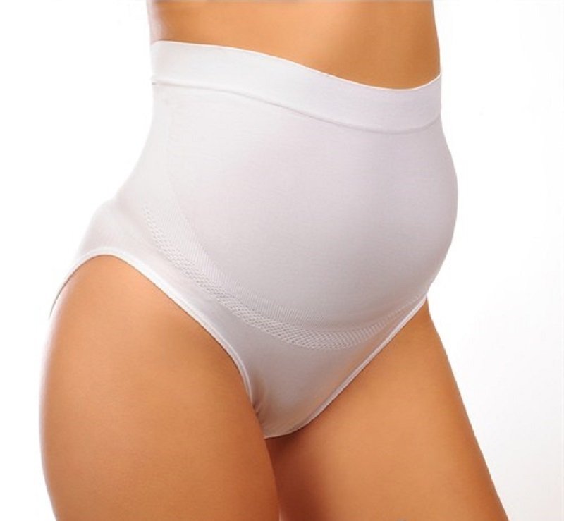 Ships Baby Dikişsiz Hamile Külodu - Beyaz Her Beden XL - EKSTRA LARGE