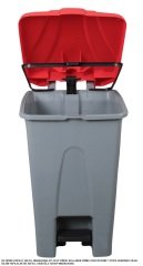 Safell Pedallı Kağıt Plastik Ayrıştırma Kovası - Ayrıştırma Konteyneri