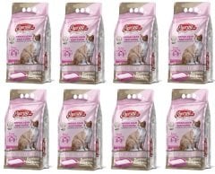 Energy Bentonit Kedi Kumu Bebek Pudrası Kokulu - 5 Lt * 8 Paket