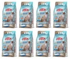 Energy Bentonit Kedi Kumu Marsilya Sabunu  Kokulu 5Lt * 8 Paket
