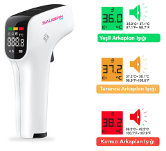 Saubern Baby BNT9608 Temassız Vücut ve Alından Ateş Ölçer - Termometre - Uzaktan Ateş Ölçer