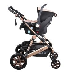 Norfolk Baby Voyage Air Luxury 5 in1 Travel Sistem Bebek Arabası KAHVE