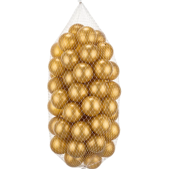 Babyplay Oyun Havuzu Topu 6 Cm 100 Adet Oyun Havuz Topları - Havuz Topu ALTIN