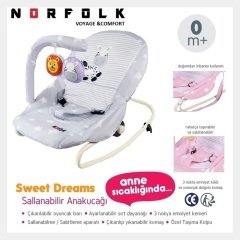 Norfolk Sweet Dreams Oyuncaklı Ev Tipi Ana Kucağı Ana Dizi SEVİMLİ ZEBRA