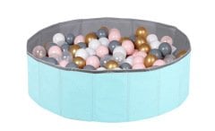 Baby Marine Katlanabilir Top Havuzu - Oyun Halısı + 150 Adet 5 Renk Top Hediye MİNT