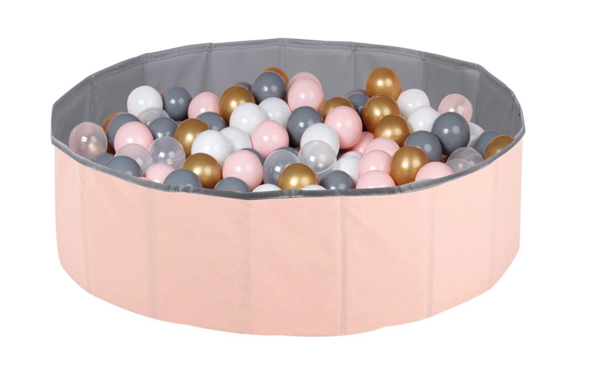 Baby Marine Katlanabilir Top Havuzu - Oyun Halısı + 150 Adet 5 Renk Top Hediye PUDRA