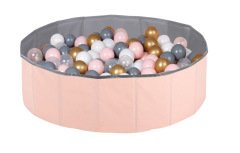 Baby Marine Katlanabilir Top Havuzu - Oyun Halısı + 150 Adet 5 Renk Top Hediye PUDRA