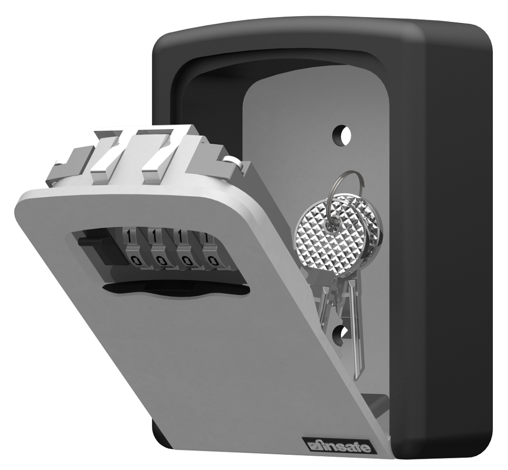 İnsafe ISC801KEY Şifreli Çelik Kasa, Anahtar Kasası, Anahtar Dolabı GRİ