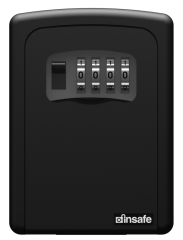 İnsafe ISC801KEY Şifreli Çelik Kasa, Anahtar Kasası, Anahtar Dolabı SİYAH