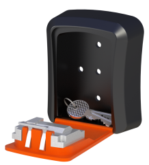 İnsafe ISC806KEY Şifreli Çelik Kasa, Anahtar Kasası, Anahtar Dolabı ORANGE