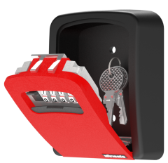 İnsafe ISC803KEY Şifreli Çelik Kasa, Anahtar Kasası, Anahtar Dolabı KIRMIZI