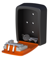 İnsafe ISC803KEY Şifreli Çelik Kasa, Anahtar Kasası, Anahtar Dolabı ORANGE