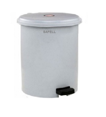 Safell  Pedallı Çöp Kovası 30 litre - 4 Renk GRİ