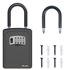 İnsafe ISC802KEY Şifreli Çelik Kasa, Anahtar Kasası, Anahtar Dolabı SİYAH