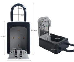 İnsafe ISC802KEY Şifreli Çelik Kasa, Anahtar Kasası, Anahtar Dolabı SİYAH