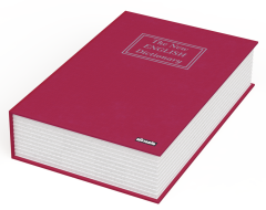 İnsafe ISC802B Büyük Boy Şifreli Kitap Şeklinde Para Kasası KIRMIZI