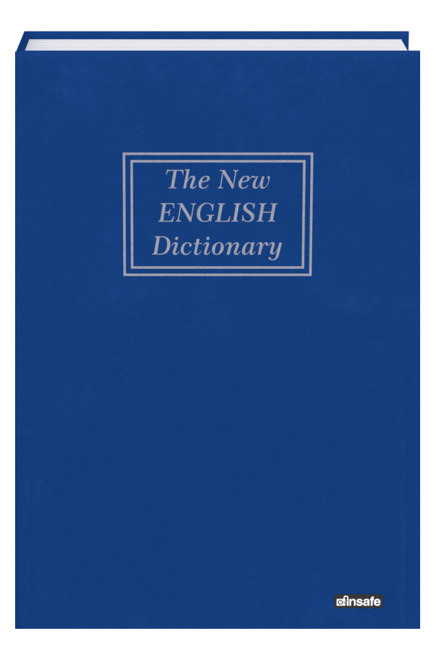 İnsafe ISC802B Büyük Boy Şifreli Kitap Şeklinde Para Kasası MAVİ