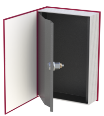 İnsafe ISC802B Büyük Boy Şifreli Kitap Şeklinde Para Kasası SİYAH