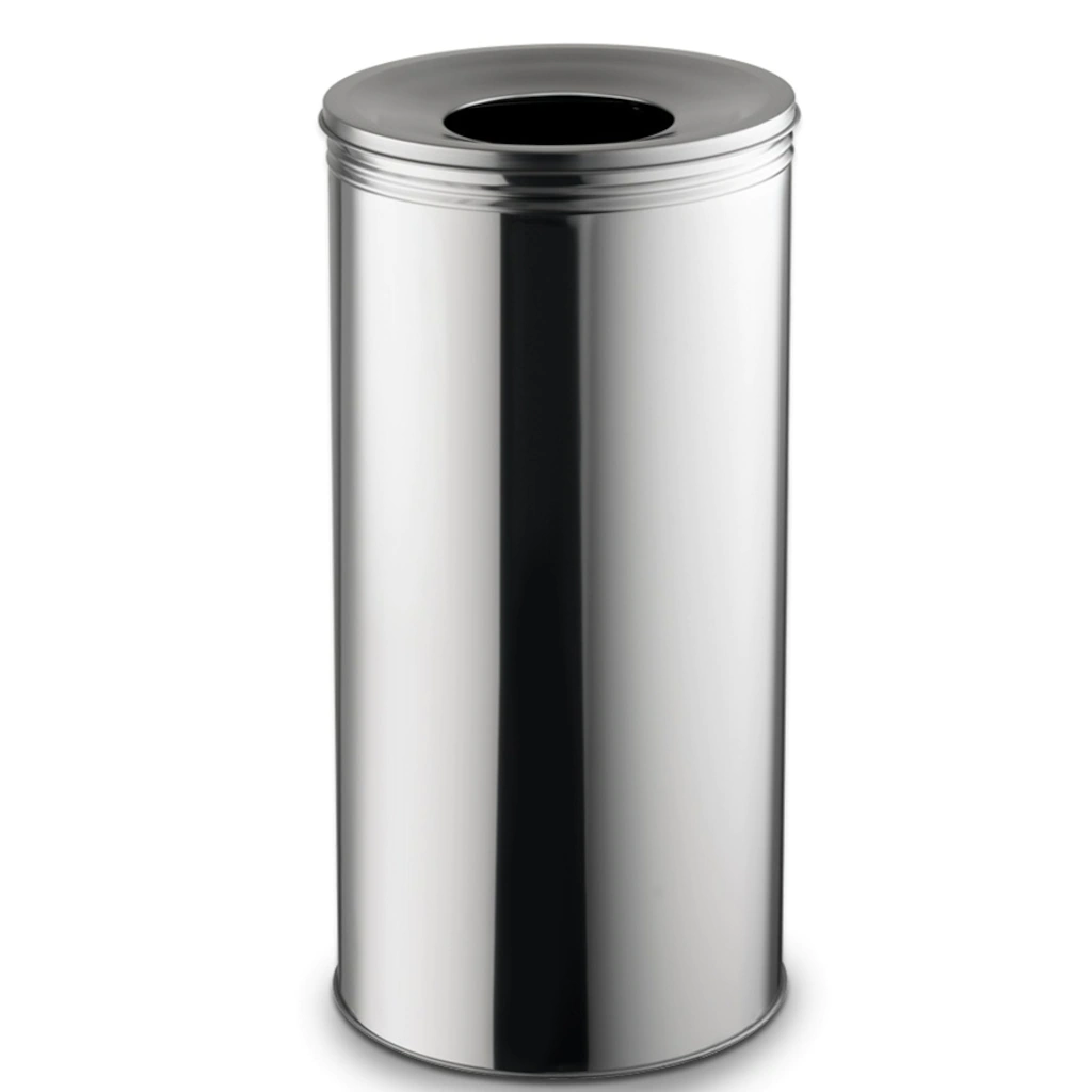 Safell Paslanmaz Çelik Çöp kovası Çap 30 Boy 65