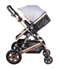 Norfolk Baby Voyage Comfort Air Luxury Çift Yönlü Bebek Arabası SİYAH