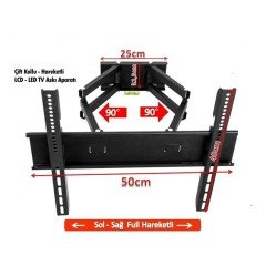 TEİF 32'' - 82 Ekran Çift Kollu Hareketli Tv Askı Aparatı - Led, Lcd, Tv Askı Aparatı