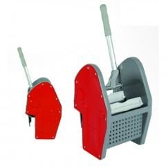 Safell Temizlik Seti Temizlik Arabası Full Set - Islak Mop - Presli - 25 Litre