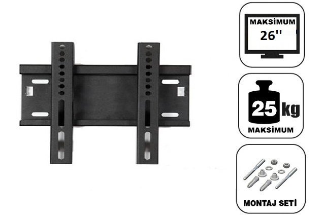 Teif 26'' - 66 Ekran A Plus Duvar Askı Aparatı - Led, Lcd, Tv Askı Aparatı