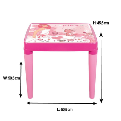 Pilsan Menekşe Hobby 2 Sandalyeli Oyun ve Aktivite Çalışma Masası MAVİ