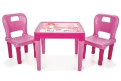 Pilsan Hobby 2 Sandalyeli Oyun ve Aktivite Çalışma Masası PEMBE