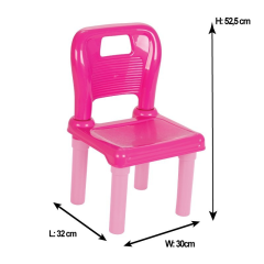 Pilsan Hobby 2 Sandalyeli Oyun ve Aktivite Çalışma Masası PEMBE