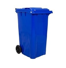 Safell  Çöp Konteyneri 240 lt Tekerlekli A+ Isiya Karşı Dayanıklı Mavi