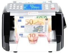 Baove GB85000 Şarjlı Karışık Para Sayma Makinesi - TL - Euro - Usd - Türkçe Sesli Uyarı + Müşteri Ekranı