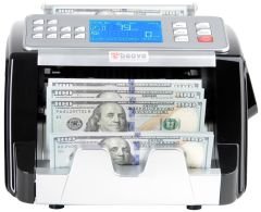 Baove GB85000 Şarjlı Karışık Para Sayma Makinesi - TL - Euro - Usd - Türkçe Sesli Uyarı + Müşteri Ekranı