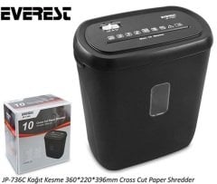 Everest JP-736C Evrak İmha - Kredi Kartı İmha Makinesi - Kağıt İmha Makinesi