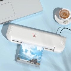 Baove OCW340 A3 Laminasyon Makinesi, Laminasyon Pvc Filmi Kaplama Makinesi + 10 Pvc Film