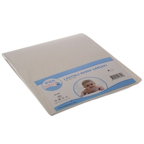 Ships Baby Lastikli Bebek Yatak Çarşafı 70X135 EKRU