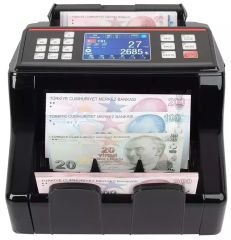 Sigma SC7520B Karışık Para Sayma Makinesi - Tl - Euro - Usd - Türkçe Sesli Uyarı + Müşteri Ekranı(Kopya)