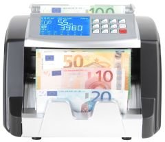 Plus Silver Karışık Para Sayma Makinesi - TL - Euro - Usd - Türkçe Sesli Uyarı + Müşteri Ekranı