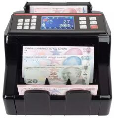 Hunter HI2200 Karışık Para Sayma Makinesi - Tl - Euro - Usd - Türkçe Sesli Uyarı + Müşteri Ekranı