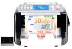 Plus Silver Multi Mix Karışık Para Sayma Makinesi ve Sahte Yakalama - Tl ve Euro Karışık - Usd Adet Sayım - Müşteri Ekranı
